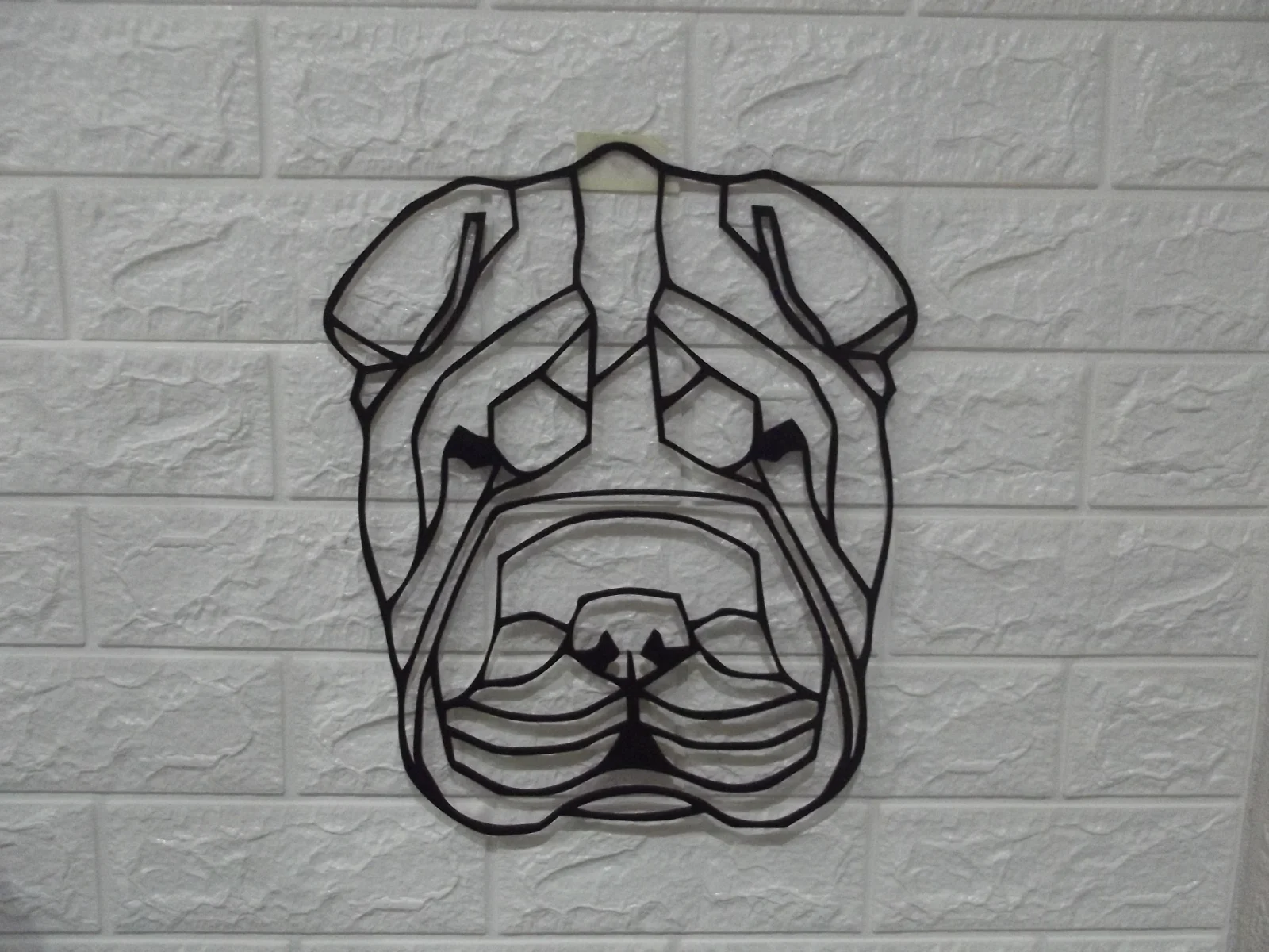 Cuadro Sharpei Geometrico